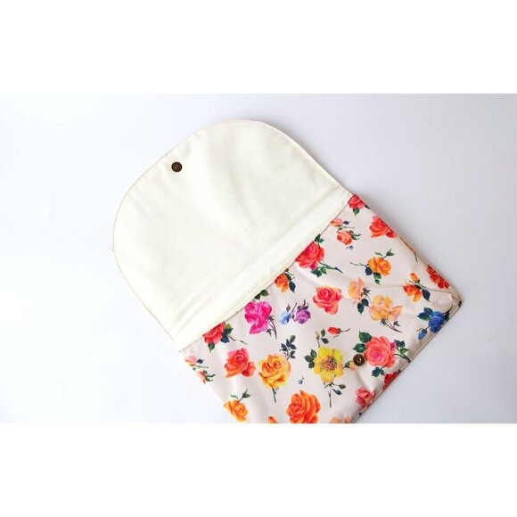 Ban.do Laptop Computer Bag Sleeve Button Flowers Padded 11.5" X 16" Unique Fun - Picture 7 of 7